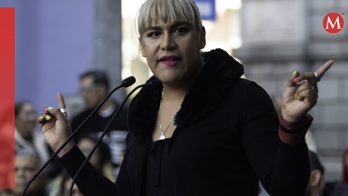 La legisladora transgénero, María Clemente García, durante un comité. | Cuartoscuro