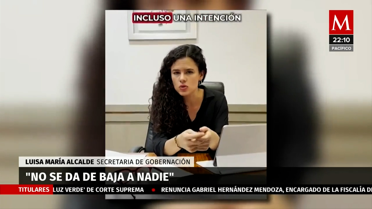 Luisa María Alcalde rechaza manipulación de datos sobre desaparecidos
