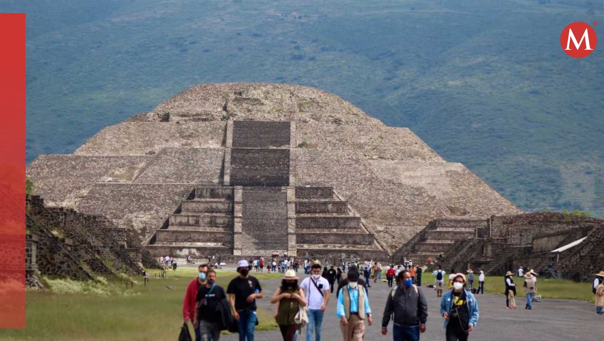 Pirámides de Teotihuacan, preparan operativo para el equinoccio. Foto: (Especial)