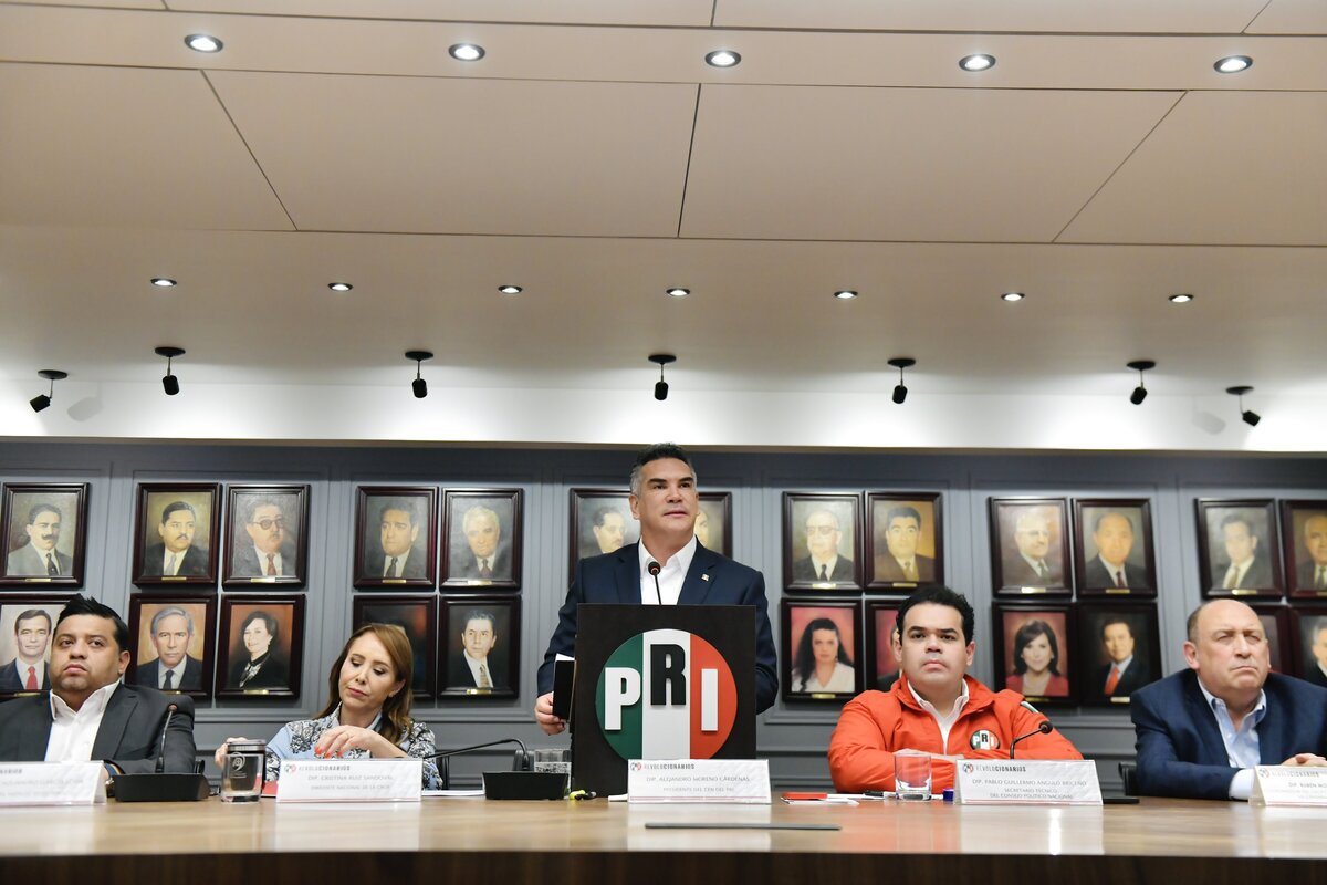 El presidente del Comité Ejecutivo Nacional (CEN), Alejandro Moreno [Foto X]