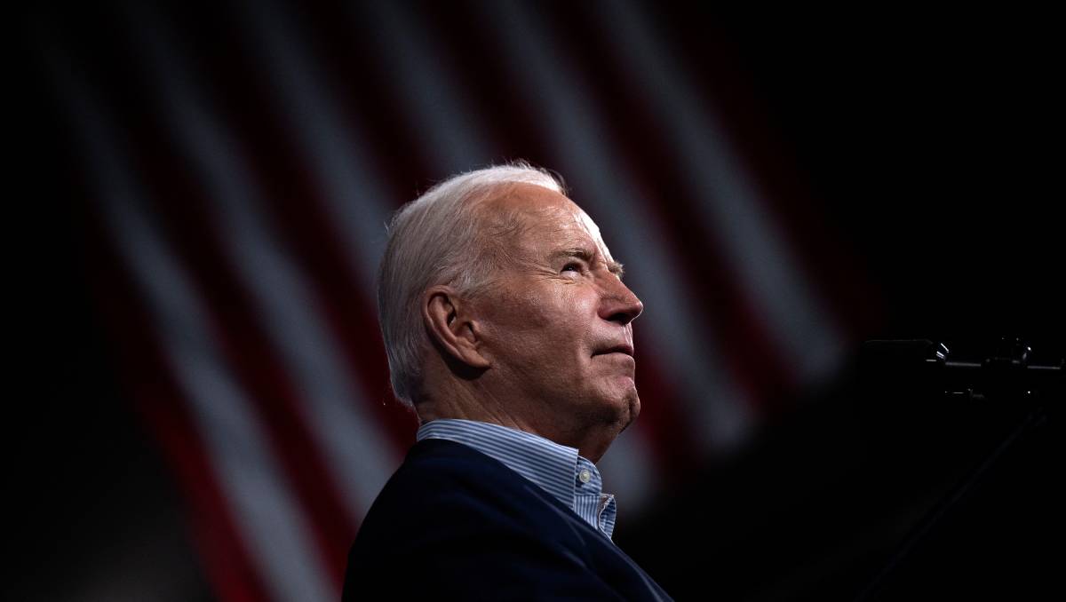 El presidente Joe Biden basa su campaña en su política económica | AFP