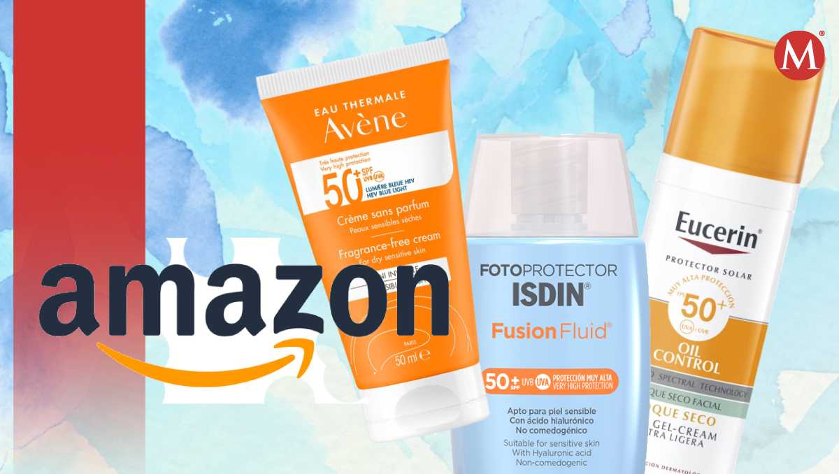 Protectores solares con descuento en Amazon | MILENIO