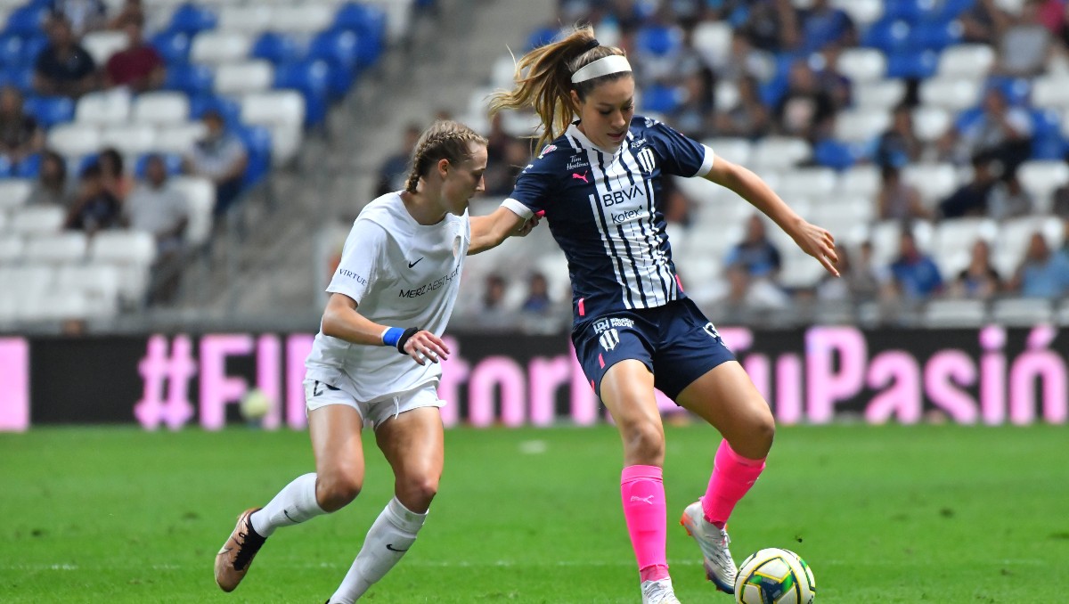 Rayadas y North Carolina Courage se enfrentaron en un duelo amistoso en 2023 (Imago7)