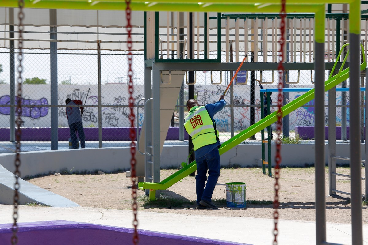 Los trabajos que se llevarán a cabo son: resane, soldadura, pintura, reposición de área de juegos en plazas y parques. | Archivo