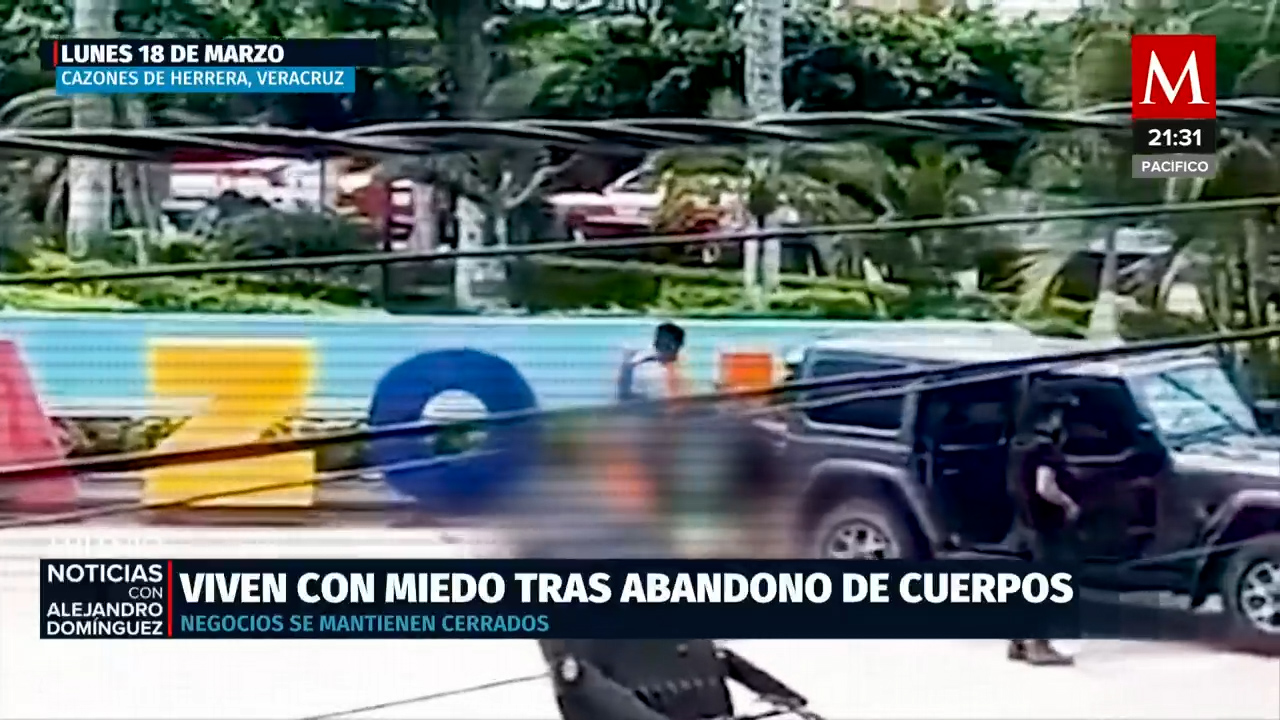 El abandono de cuerpos aterroriza a los habitantes de Cazones de Herrera, Veracruz