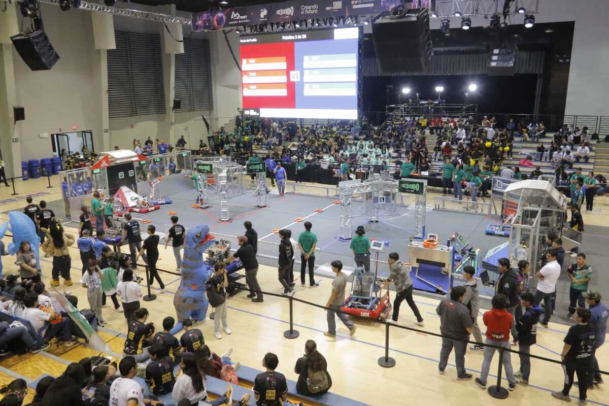Competencia de robótica FIRST Laguna Regional, organizado por Industrias Peñoles. | Manuel Guadarrama