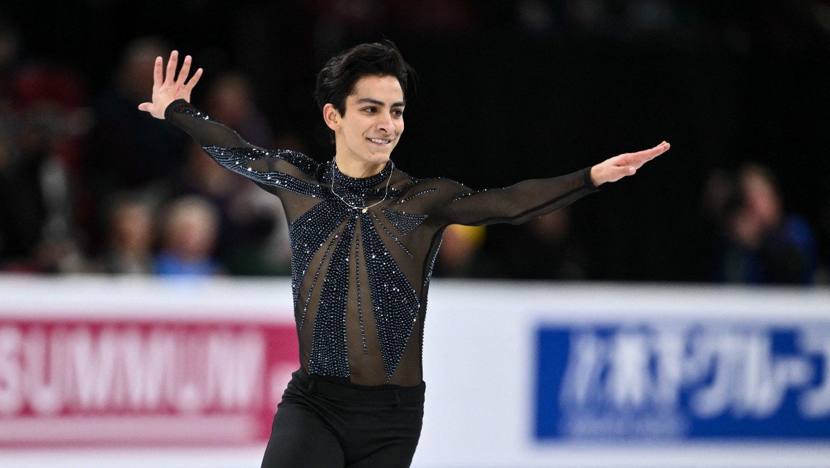 Donovan Carrillo avanza a la final del Mundial de Patinaje Artístico sobre Hielo en Montreal (AFP)