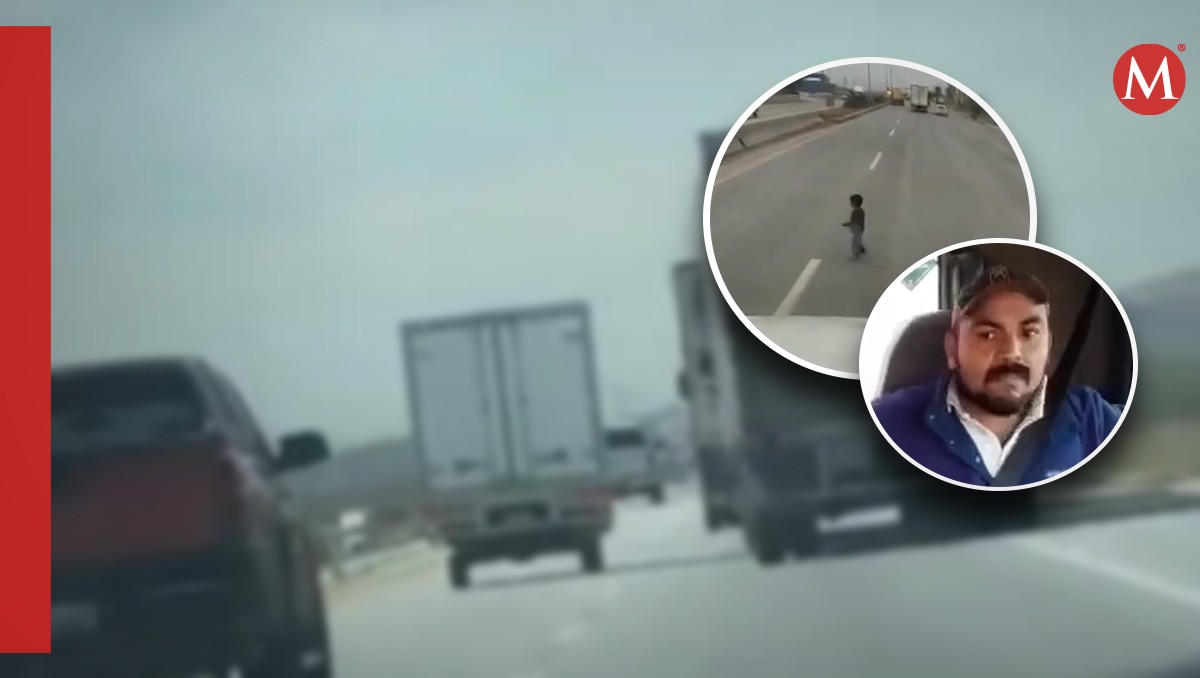 Hombre salva a niño de carretera. (Especial)