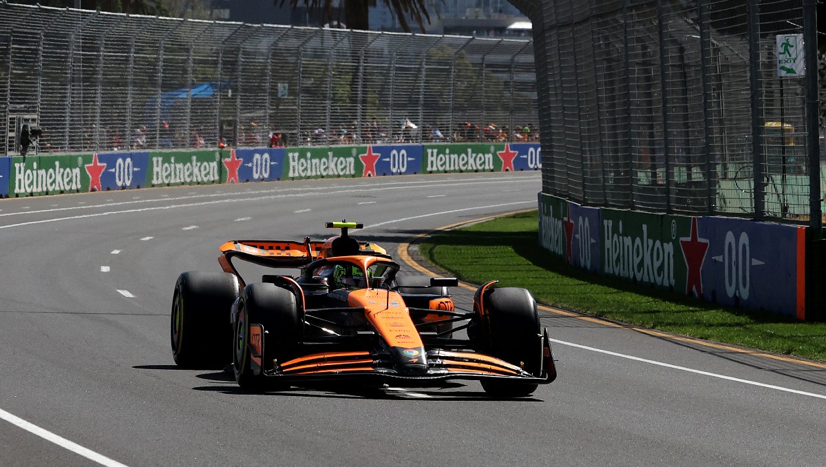 Lando Norris lidera las primeras prácticas del GP de Australia 2024 (AFP)