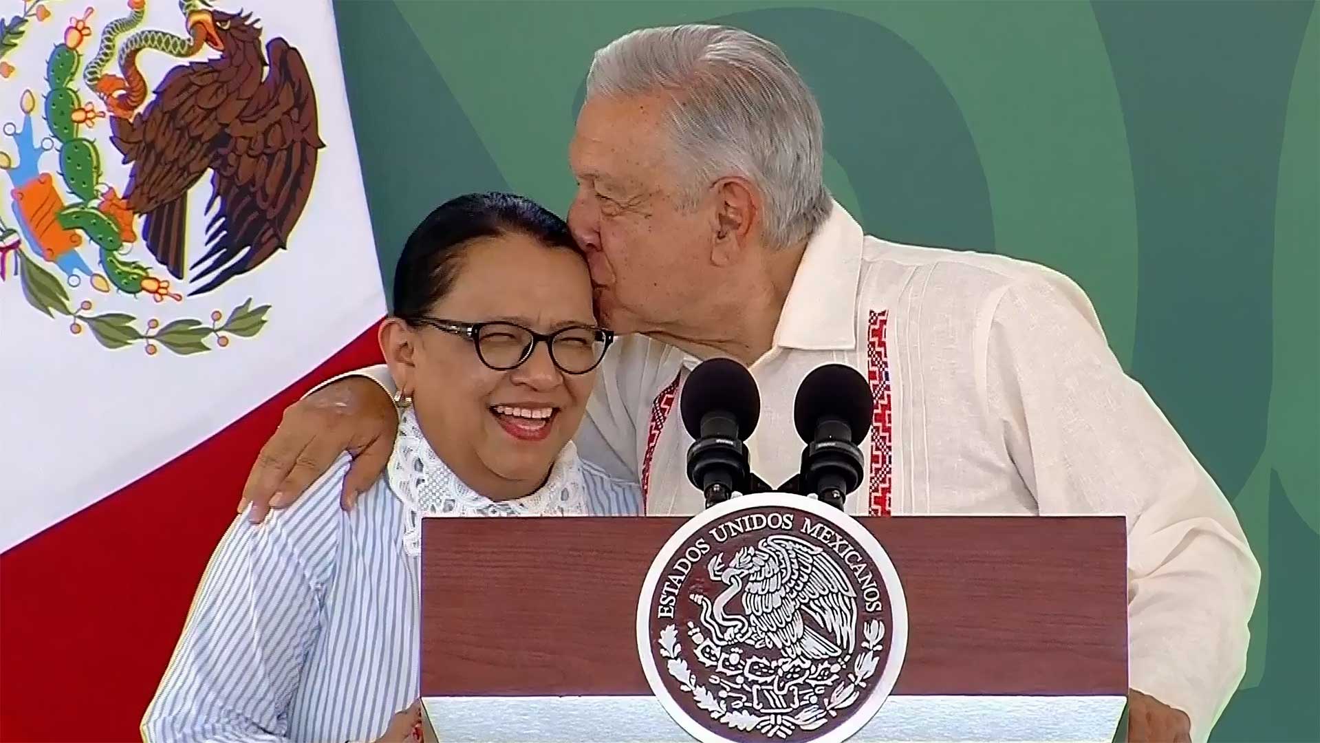 AMLO reconoce el trabajo de Rosa Icela Rodríguez; “es un orgullo contar con el apoyo”