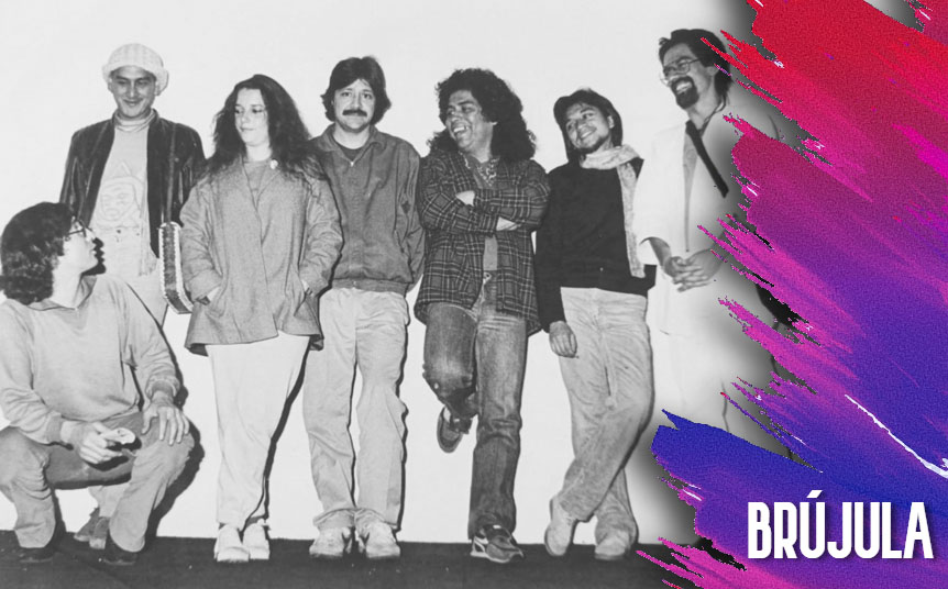 Esta famosa foto de Los Rupestres con Rockdrigo, cumple este mes 40 años (Foto: Cortesía)