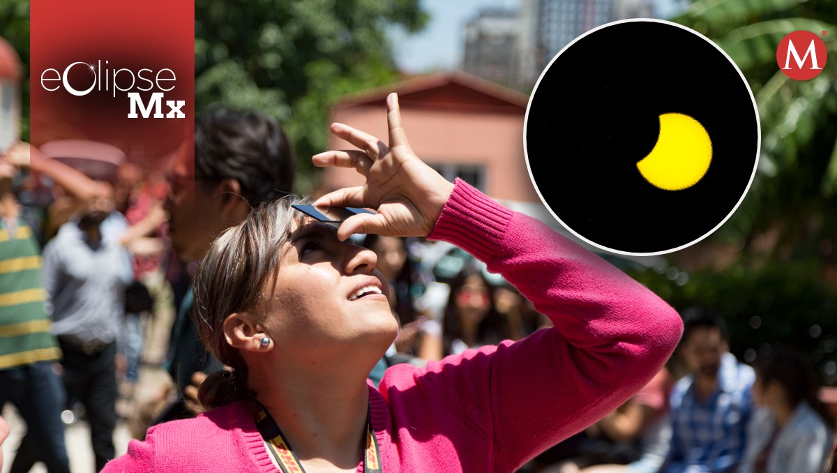 Invitan a seguir el eclipse solar 2024 en Guadalajara (Fotos: Cortesía | Diseño Milenio)