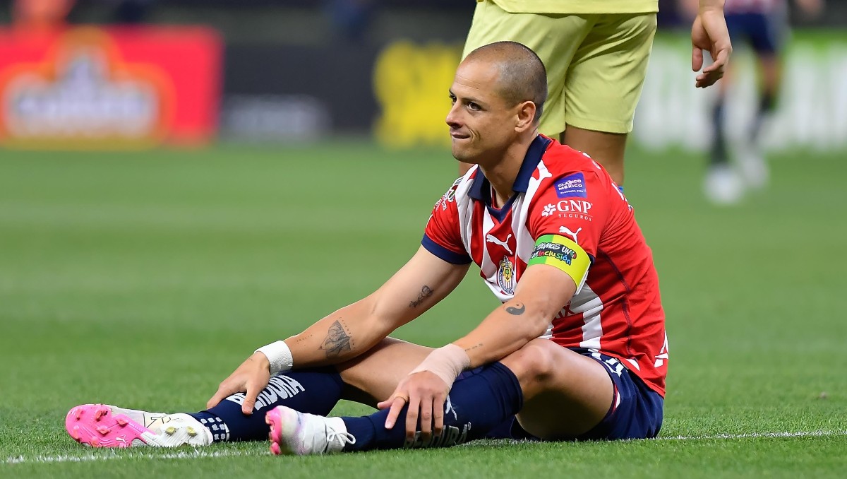 Javier Hernández, jugador de Chivas (Mexsport)