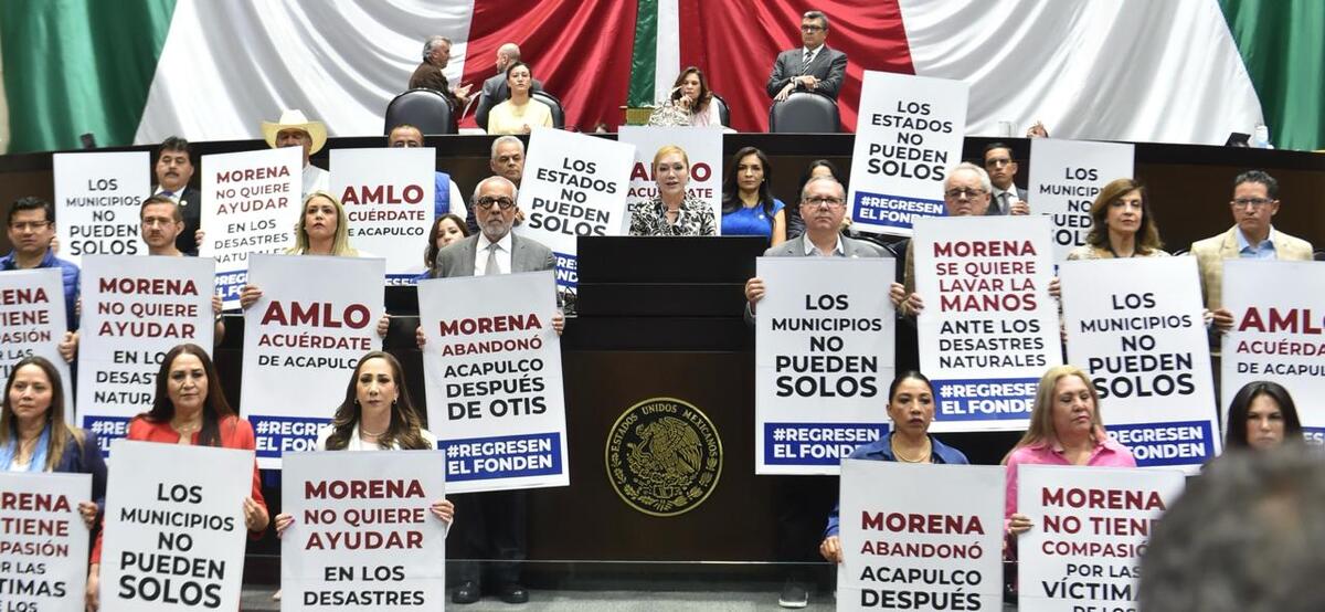 EL PAN presentó una moción suspensiva para frenar la discusión del proyecto.