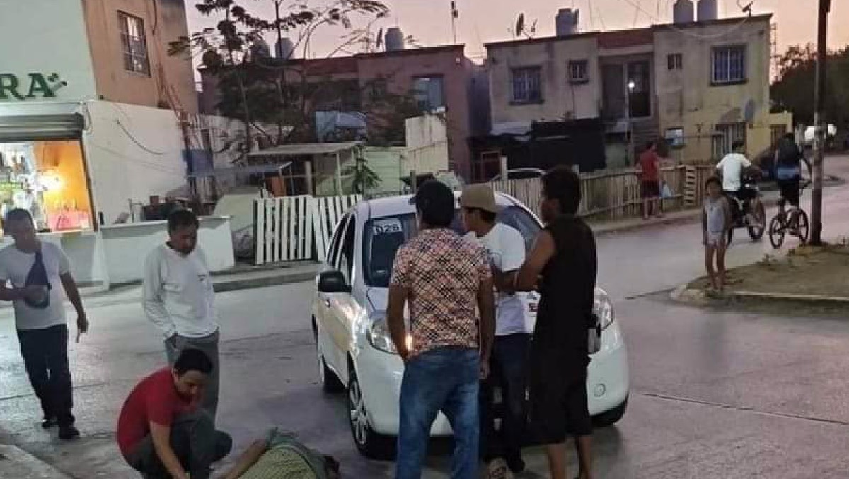 Hombre es atropellado por unidad de transporte público en Altamira.