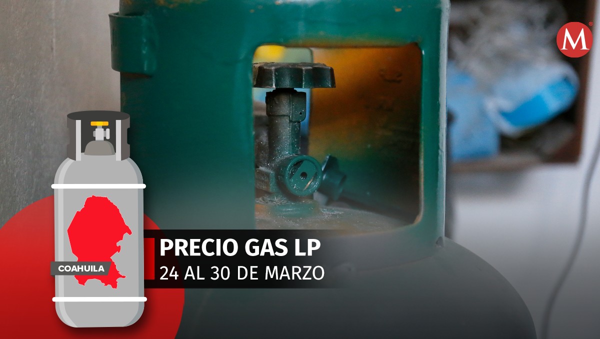 Precio del gas LP en Coahuila del 24 al 30 de marzo. | Especial