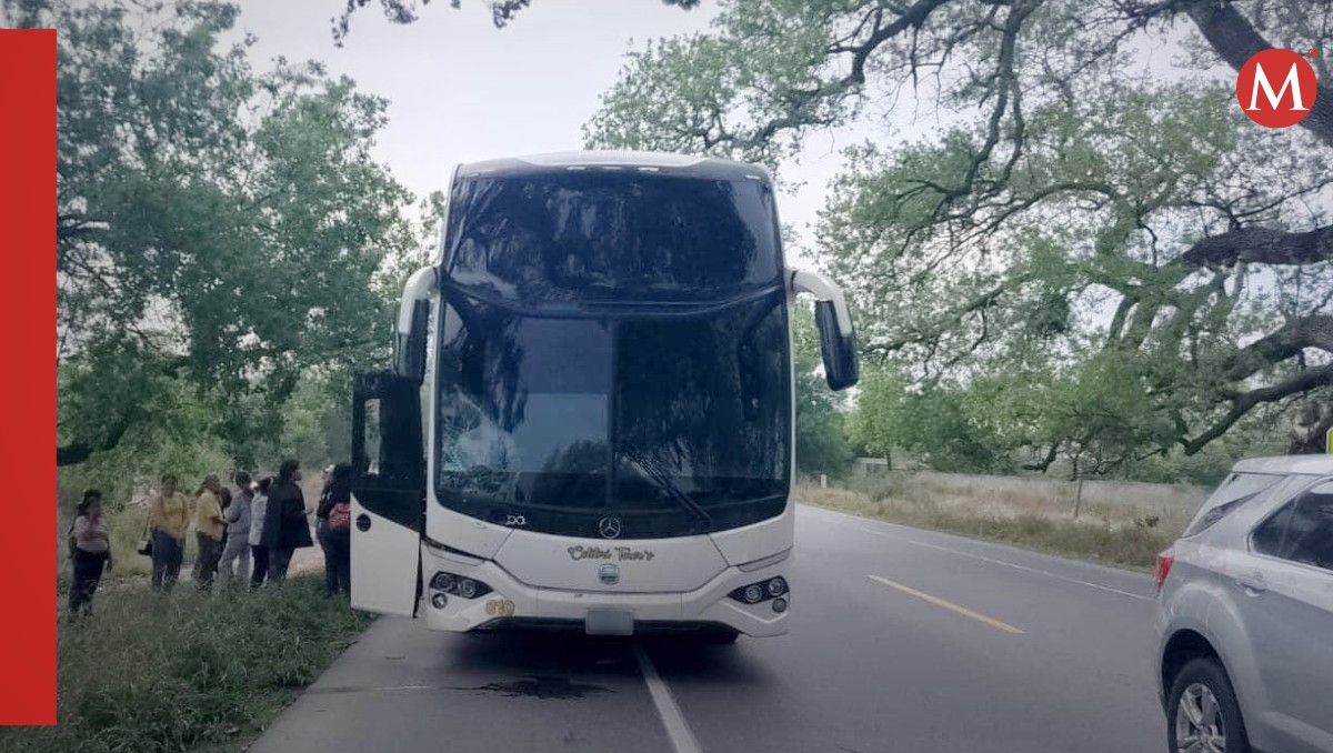 Choque en carretera Victoria-Monterrey. (Especial)