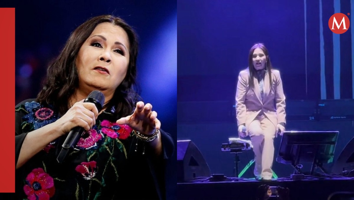 Ana Gabriel recibe oxígeno en pleno concierto en Puebla | VIDEO