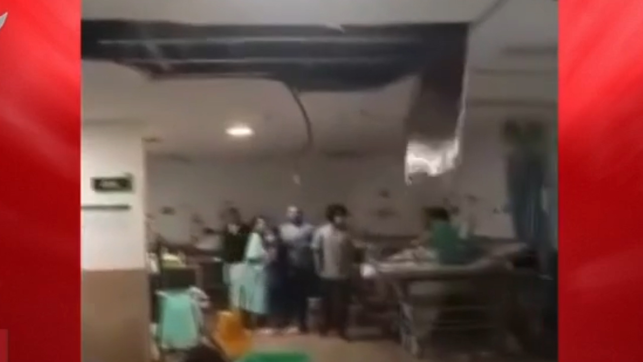 Cae techo de un hospital del IMSS en Cancún