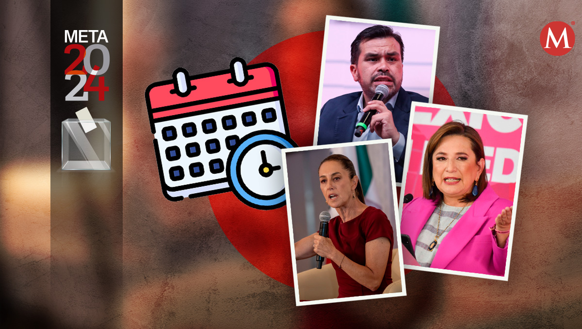 Los candidatos presidenciales se encuentran en periodo de campañas, antes de la elección. | Diseño Milenio