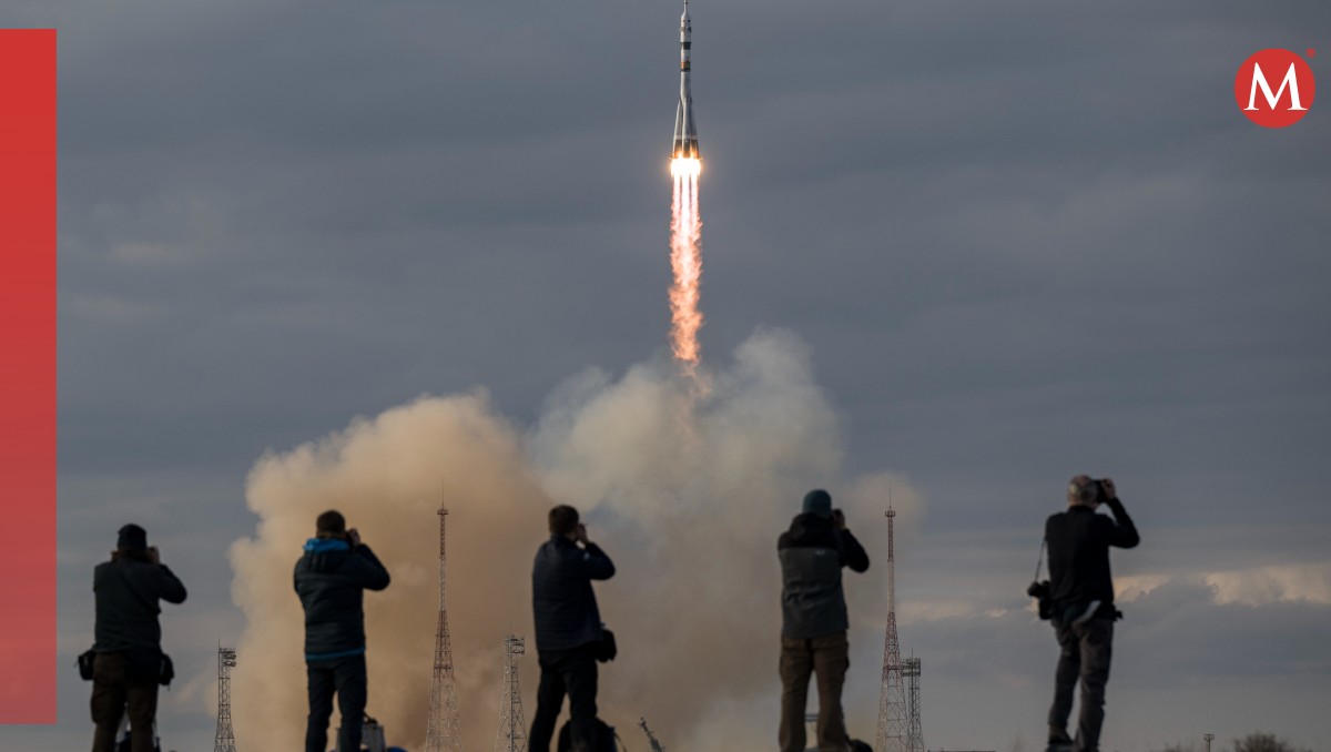 La nave Soyuz MS-25 despegó tras un retraso técnico. | AP