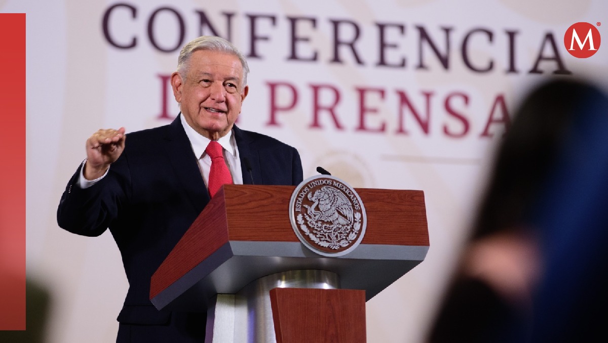 Desde Palacio Nacional, el mandatario llevó a cabo su conferencia mañanera. | Cortesía