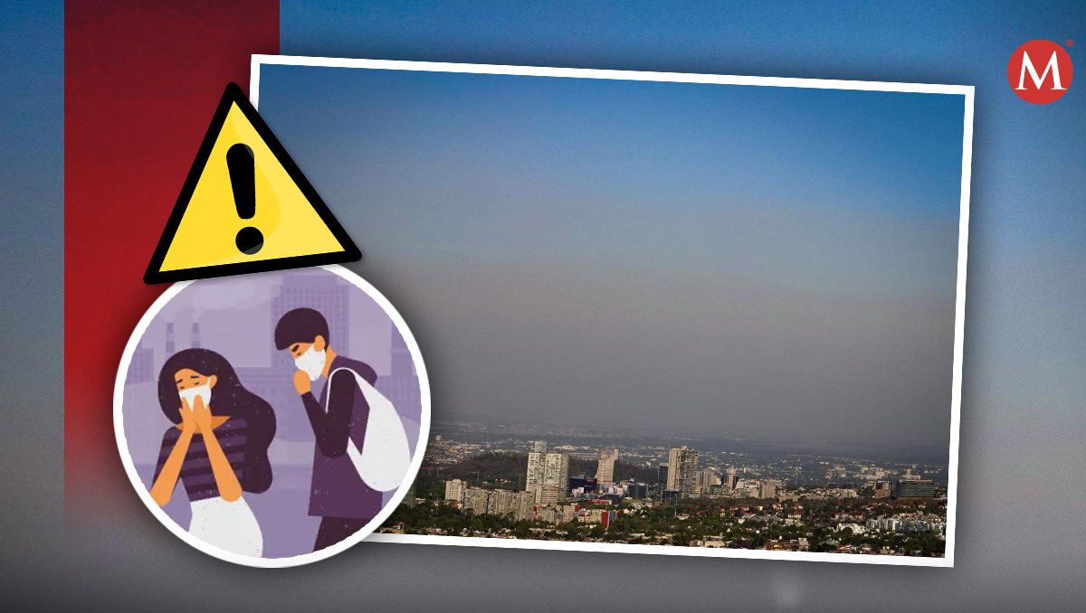 La CAMe informó que debido a la mala calidad del aire en el Valle de México se activó la Fase 1 de Contingencia (Diseño: Milenio con foto Cuartoscuro)