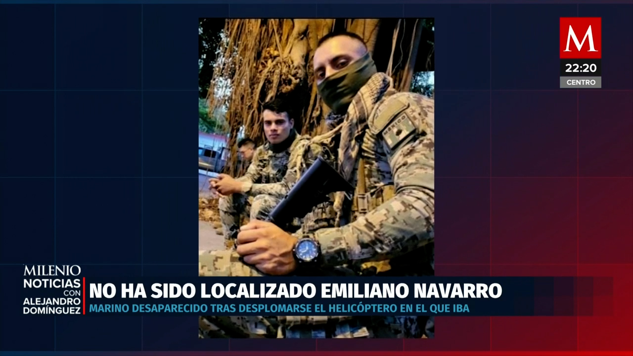 Cuerpo del marino desaparecido en desplome de helicóptero aún no hallado en Michoacán