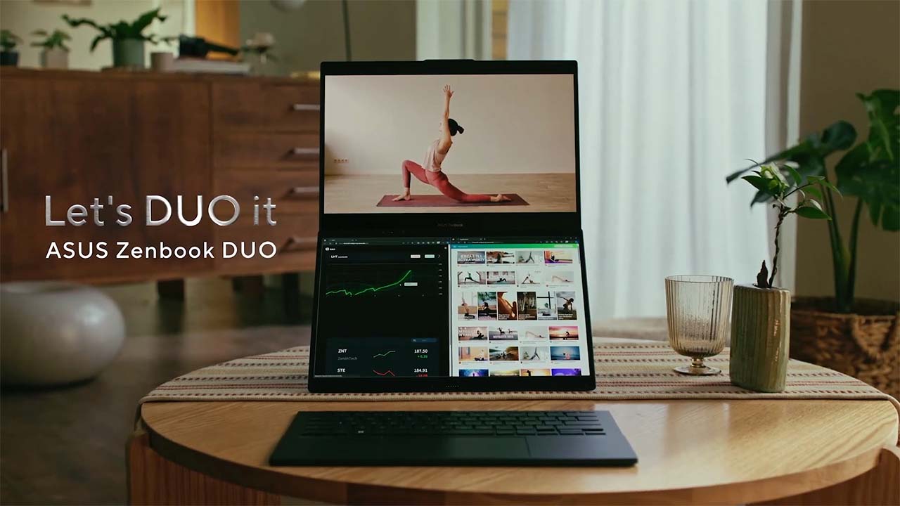 Estas son las características de la ASUS Zenbook Duo 14 OLED