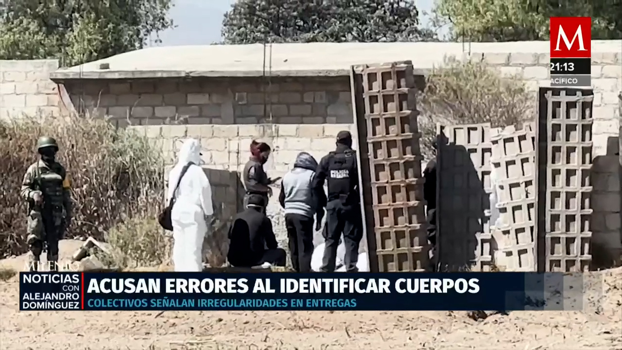 Familias acusan entrega de restos incompletos en el Estado de México