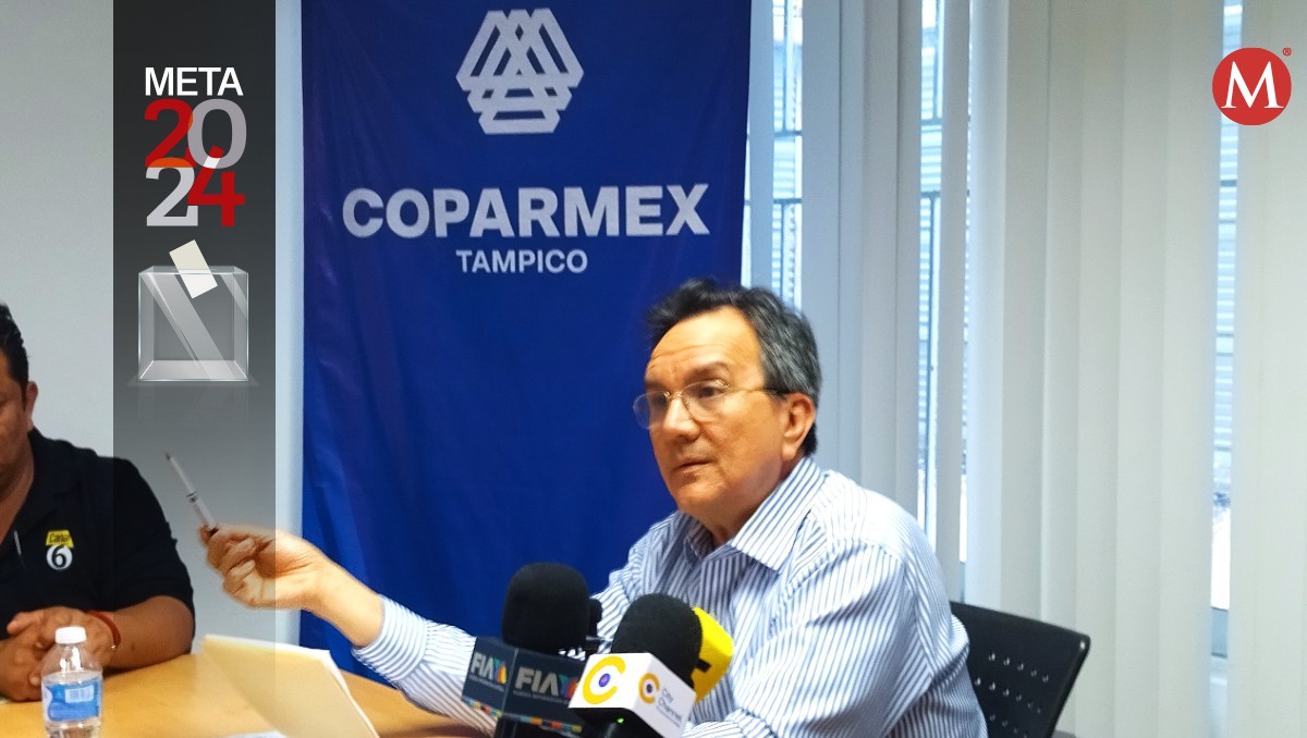 Gonzalo Treviño Rodríguez, presidente de Coparmex Tampico. (Víctor Durán)