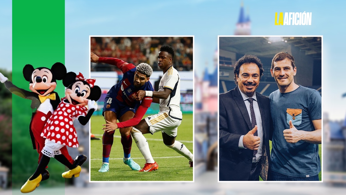 Real Madrid vs Barcelona se disfrutará en Disneyland con Iker Casillas y Hugo Sánchez (Facebook @Disneyland / @Iker.Casillas)