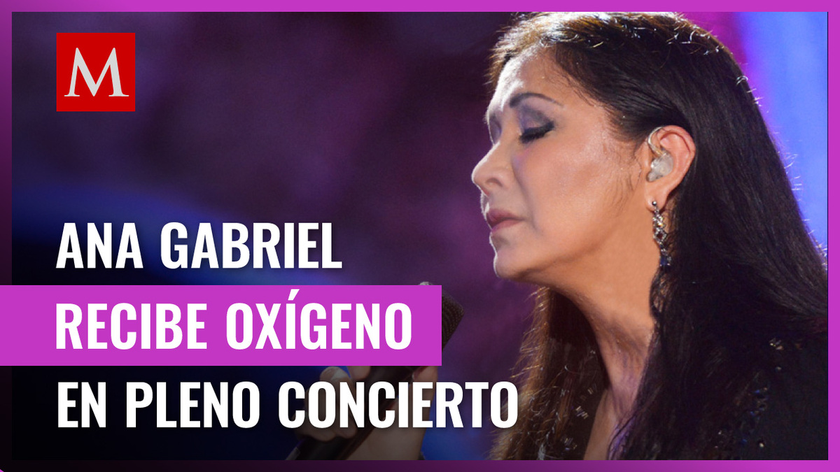 ¿Es por salud? Ana Gabriel tuvo que recibir oxígeno durante concierto en Puebla