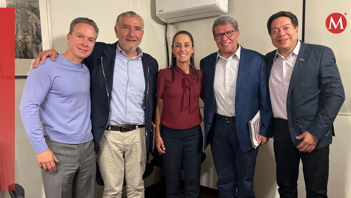 El senador mencionó que la candidata Claudia Sheinbaum lleva la delantera con 30 puntos. (Foto: X Manuel Velasco)