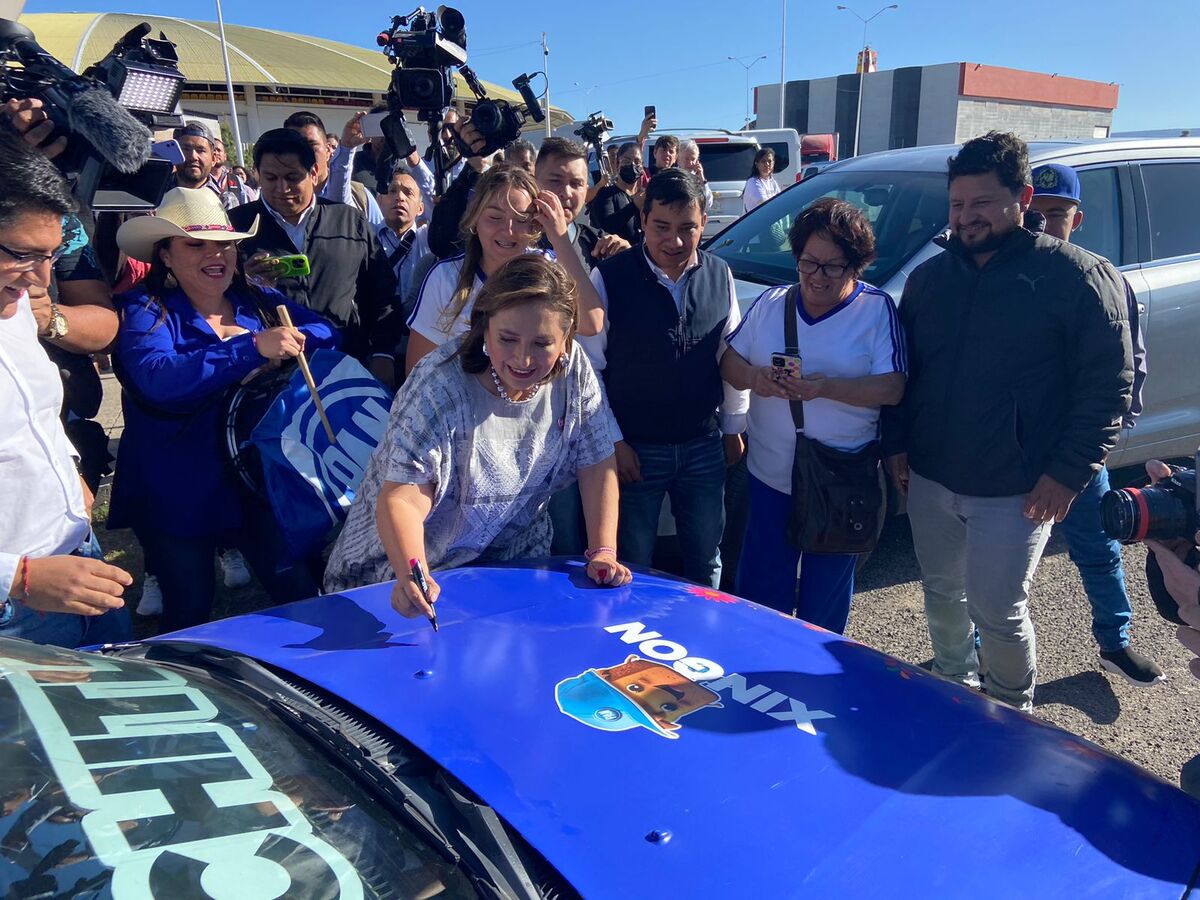 Xóchitl Gálvez estuvo en Durango. (Gilberto Lastra)