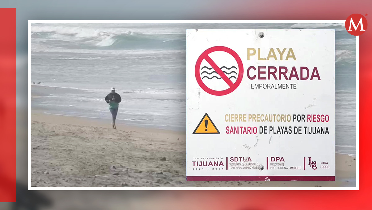 Autoridades colocaron letreros en la zona costera de Tijuana. | Especial