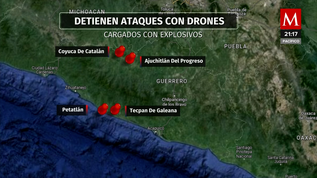 Detienen ataques con drones en Guerrero tras 4 días de terror