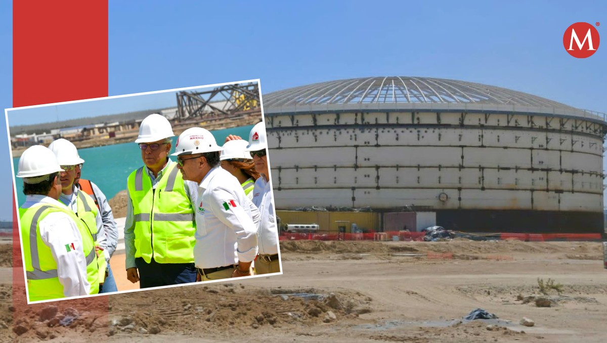 El director de Pemex acudió a la construcción de una terminal privada para almacenar combustibles en el puerto de Altamira.