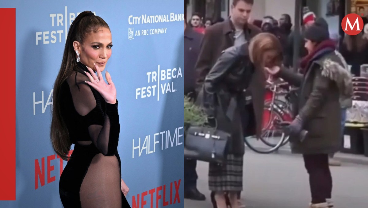 Jennifer Lopez escupe chicle en mano de su asistente; redes reaccionan
