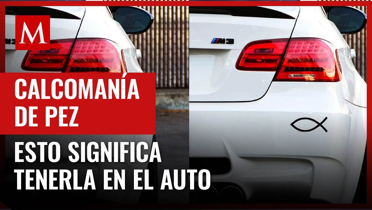 Este es el significado del símbolo de pez que algunos autos llevan en la parte trasera