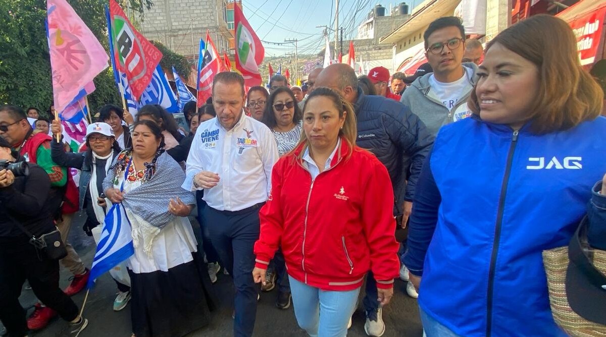 Taboada visitó la alcaldía de Milpa Alta durante su campaña | Especial