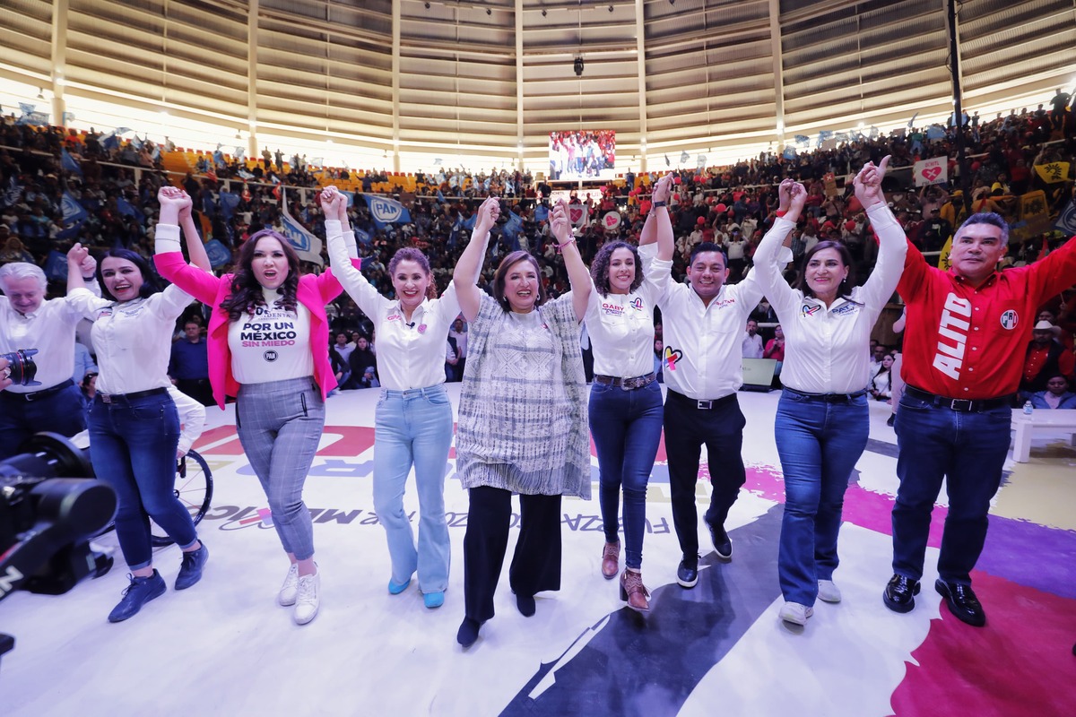 Xóchitl Gálvez, en el Palenque de la Feria Nacional Durango (FENADU). | Especial