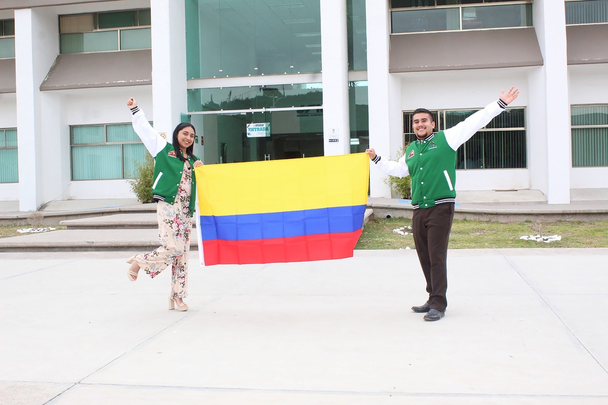 Yamilet Chávez y Misael Trejo, estudiantes de la UTMZ, listos para embarcarse en su experiencia académica en Colombia