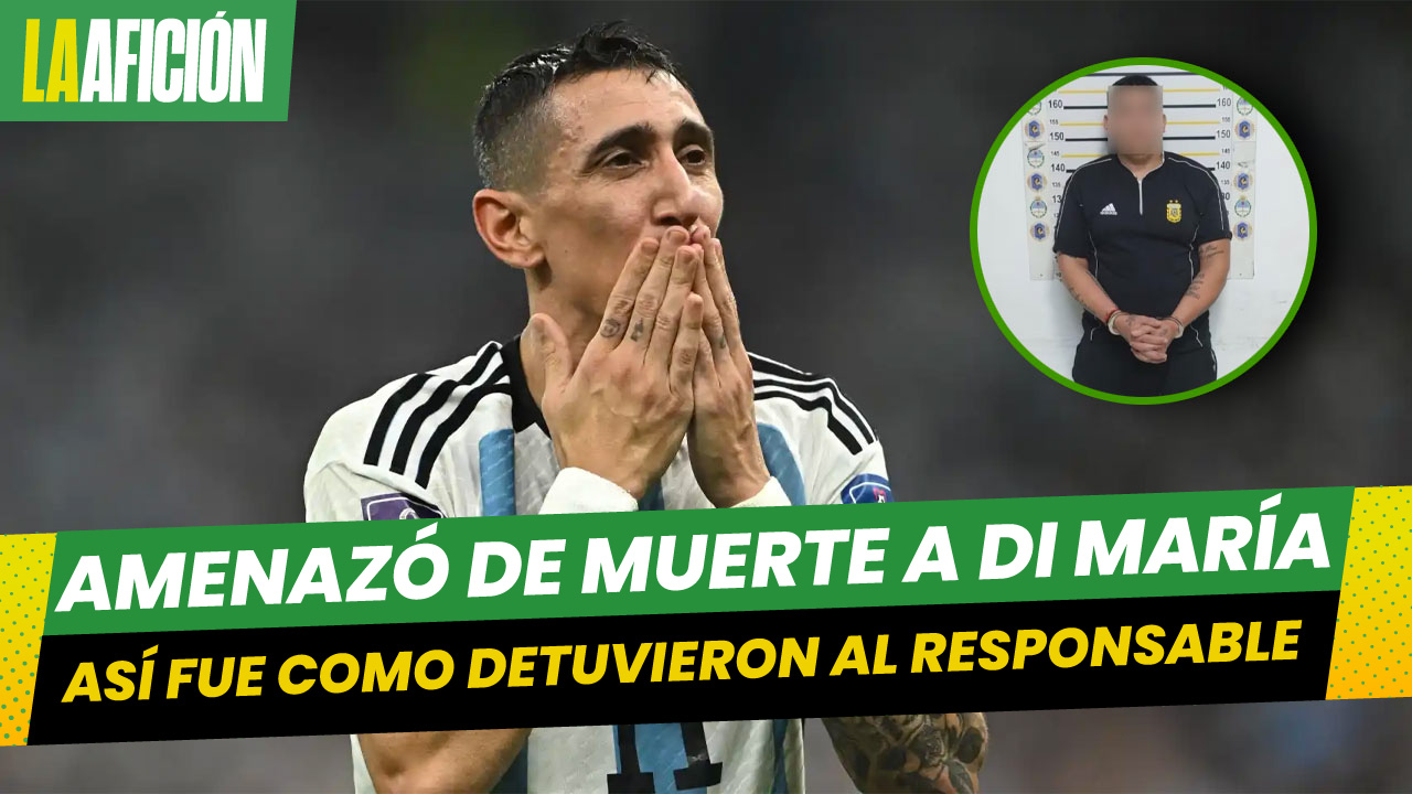 Detienen a sospechoso de amenazas de muerte contra Ángel di María en Argentina