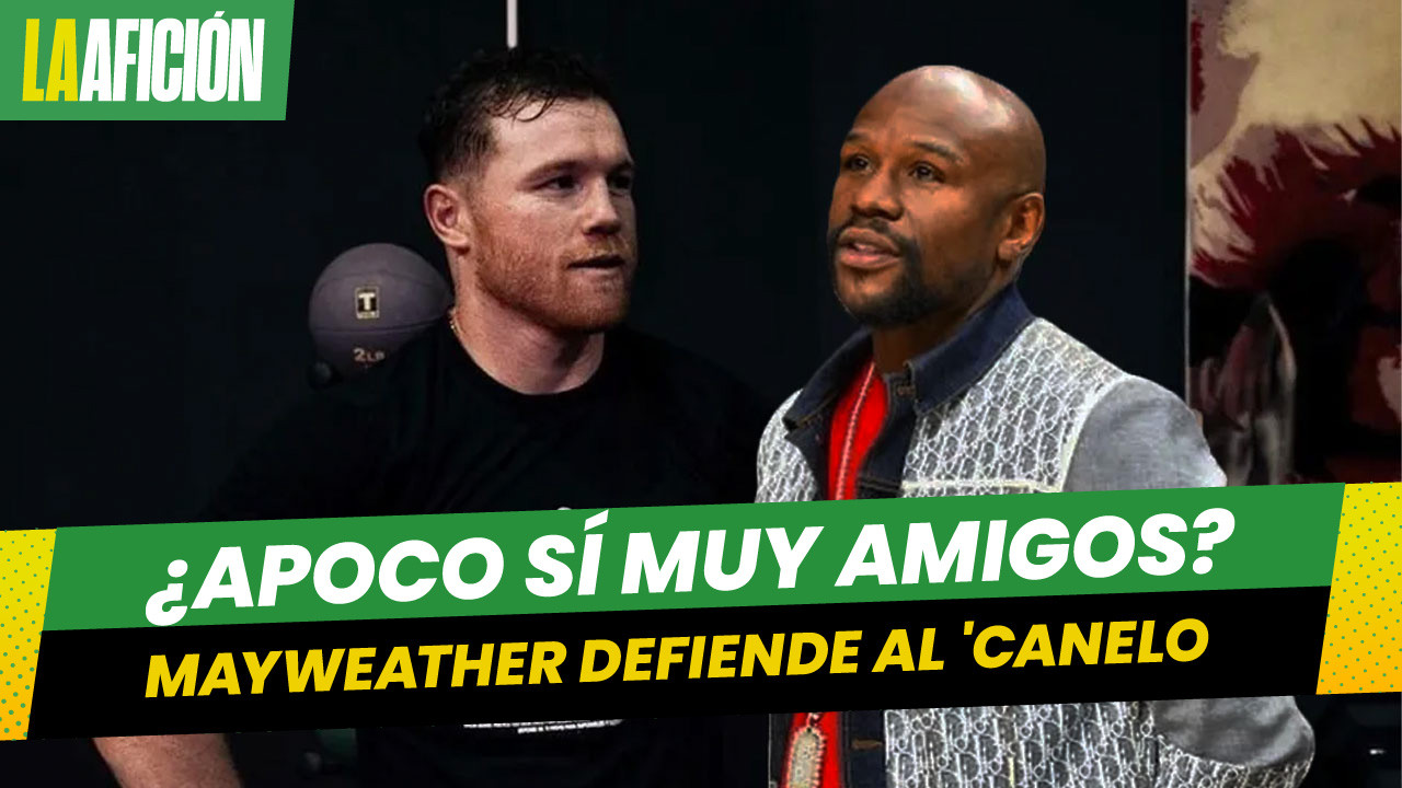 Floyd Mayweather defiende al 'Canelo' de las críticas y él le agradece