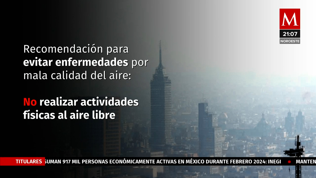 Incendios en el Valle de México generan mala calidad del aire