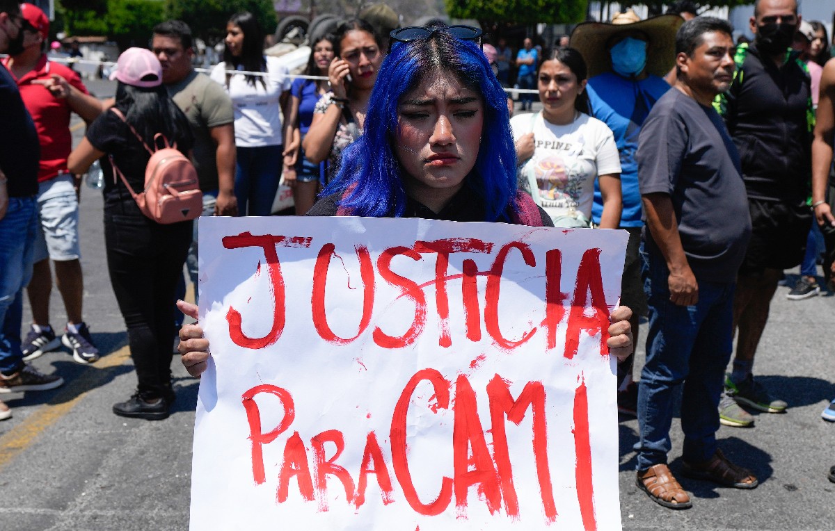 Protestas en Taxco por la muerte de Camila (AP)