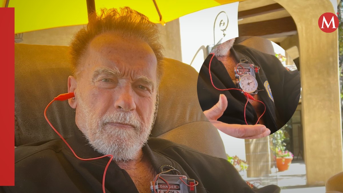 Arnold Schwarzenegger muestra su marcapasos