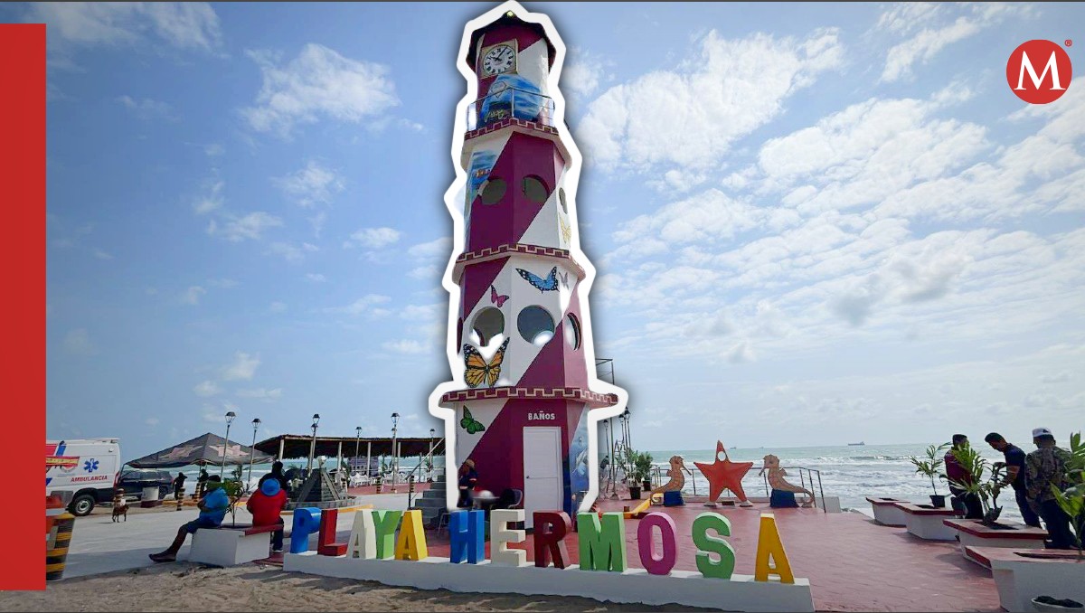 Playa Hermosa al norte de Veracruz. (Especial)
