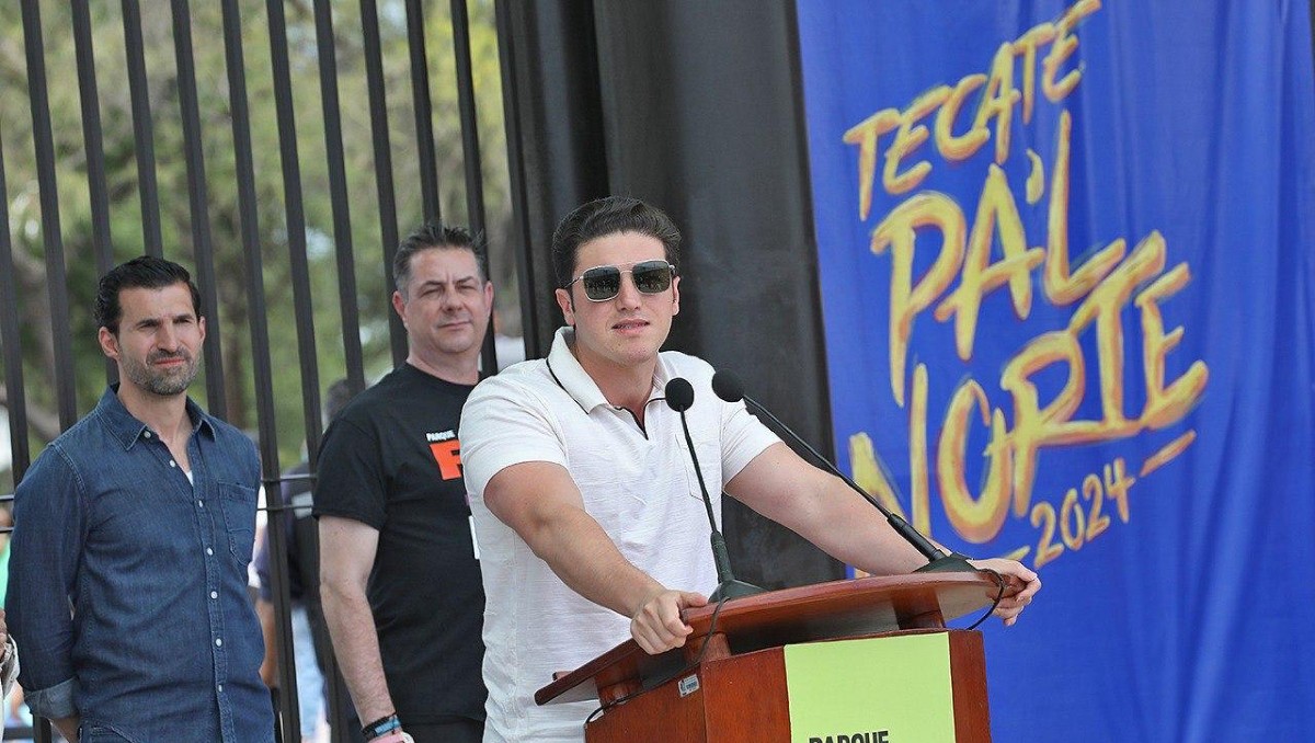 Samuel García en el Parque Fundidora de Monterrey. Foto: especial.